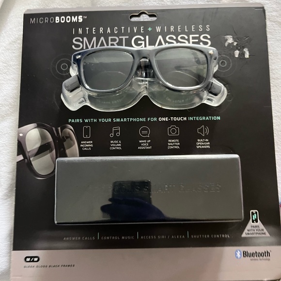 Brand new micro booms international smart glasses Bluetooth - Picture 1 of 2